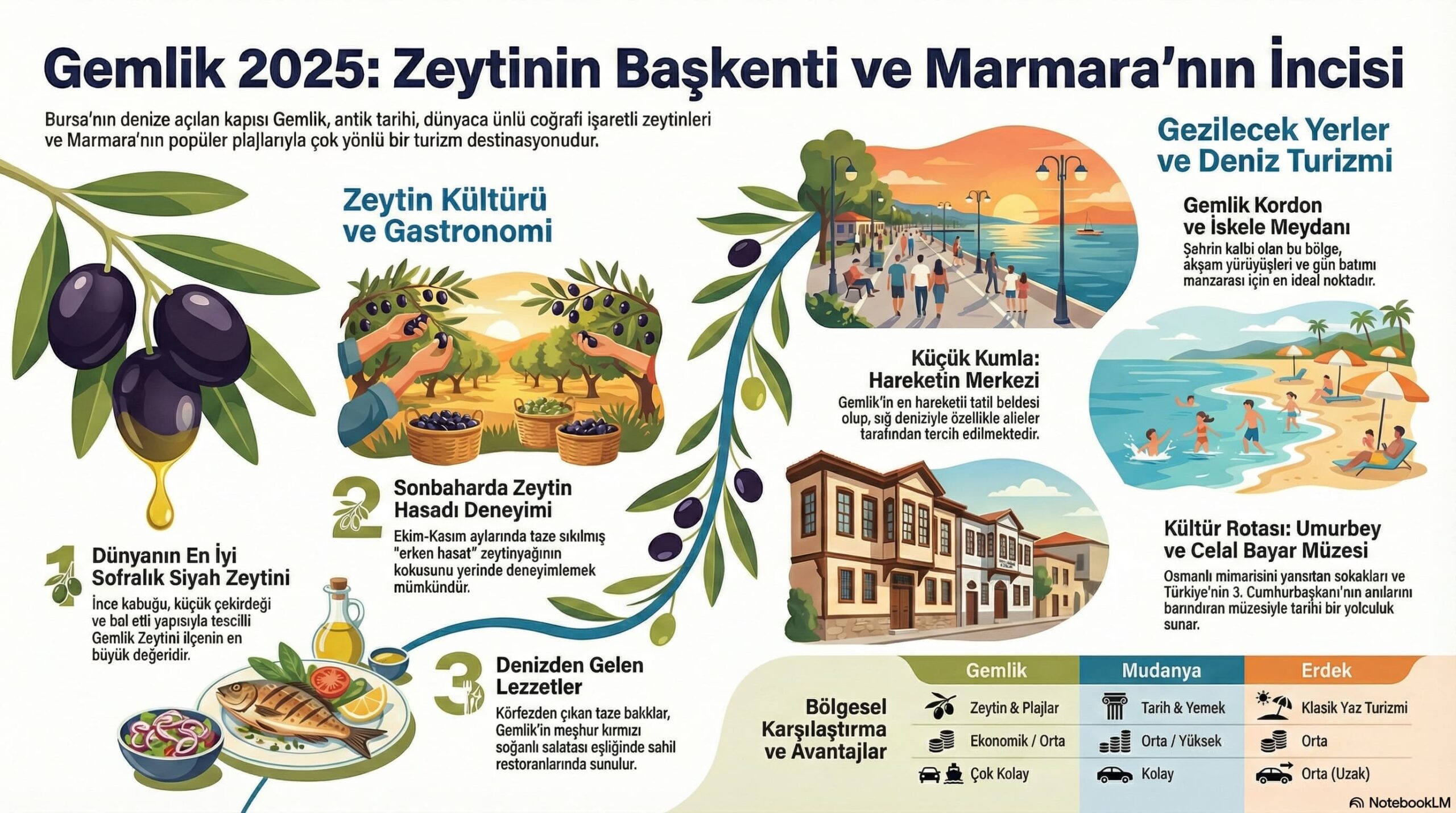 Gemlik Tanıtım ve Turizm Rehberi 2025 Zeytinin Başkentine Yolculuk