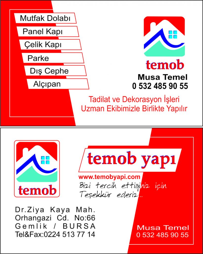 Temob yapı - Temel Mobilya