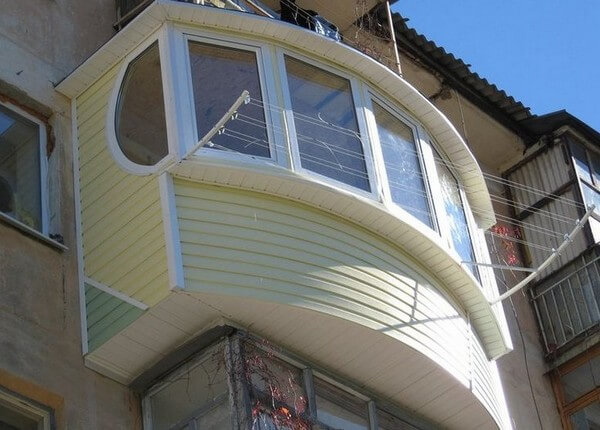 balkonun dışında siding