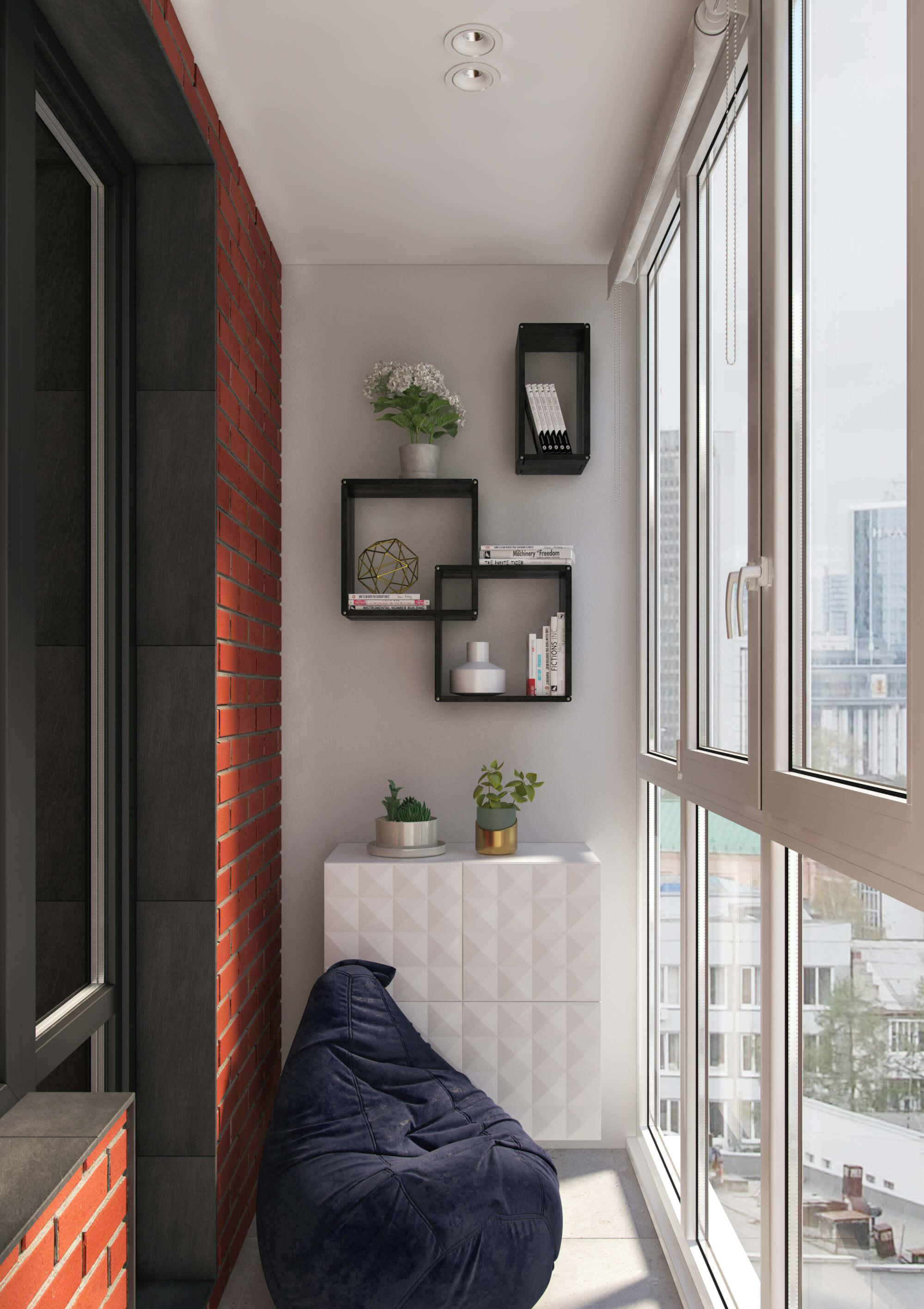 Balkon ve sundurma dekorasyonu, dekorasyonu ve balkonun içi