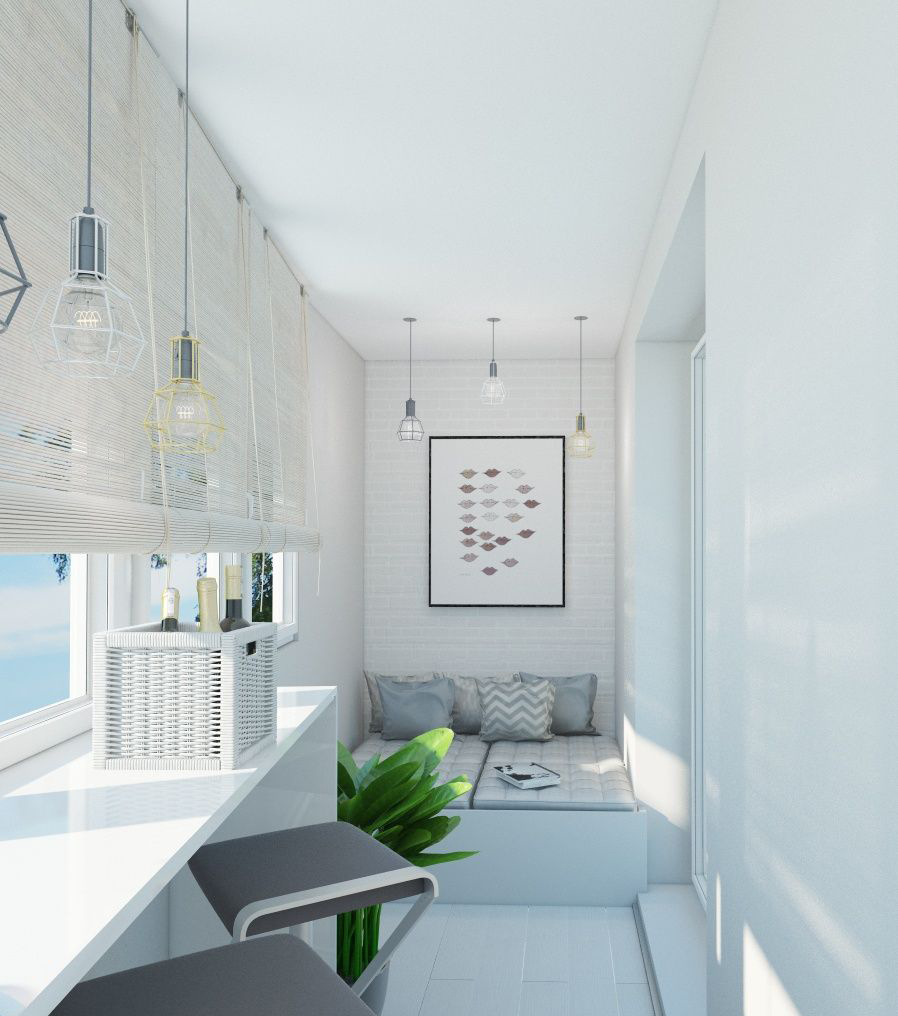 Balkon ve sundurma dekorasyonu, dekorasyonu ve balkonun içi
